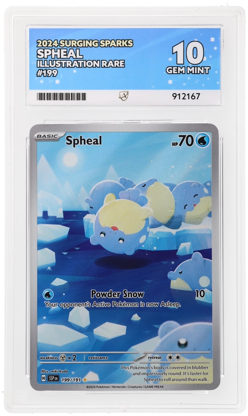 ACE 10 - Spheal - 199/191 - Surging Sparks - Pokemon