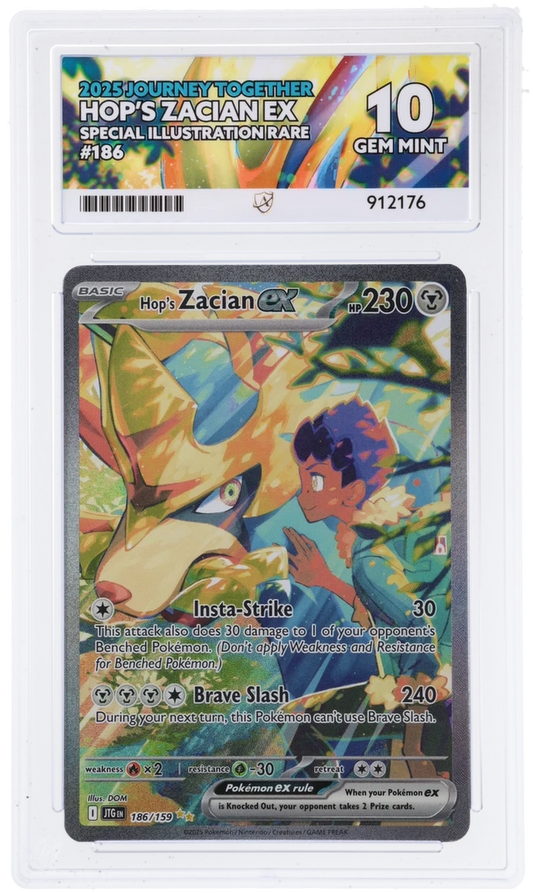 ACE 10 - Hop's Zacian ex - 186/159 - Journey Together - Pokemon