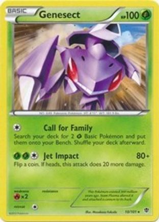 Genesect - 10/101 (BW Plasma Blast) 10 - Deck Exclusives Holofoil