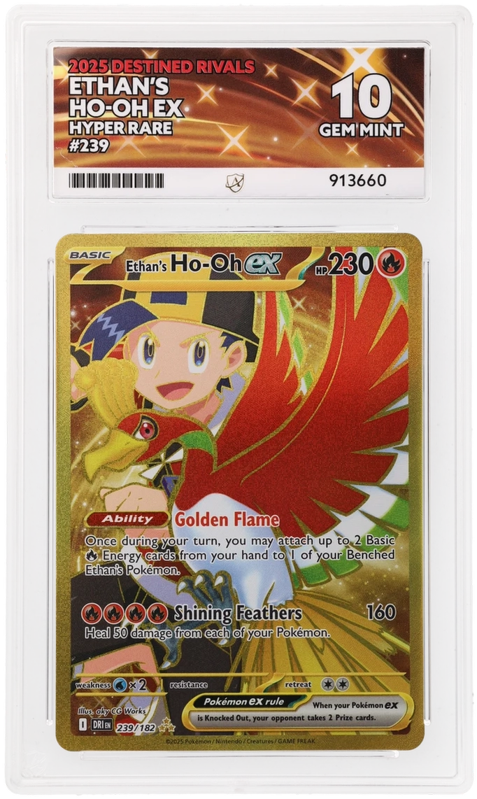 ACE 10 - Ethan's Ho-Oh ex - 239/182 - Destined Rivals - Pokemon