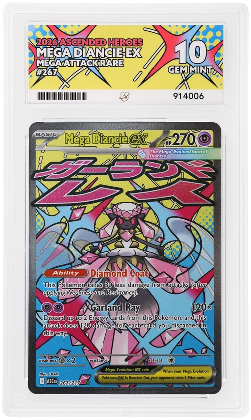 ACE 10 - Mega Diancie ex - 267/217 - Ascended Heroes - Pokemon