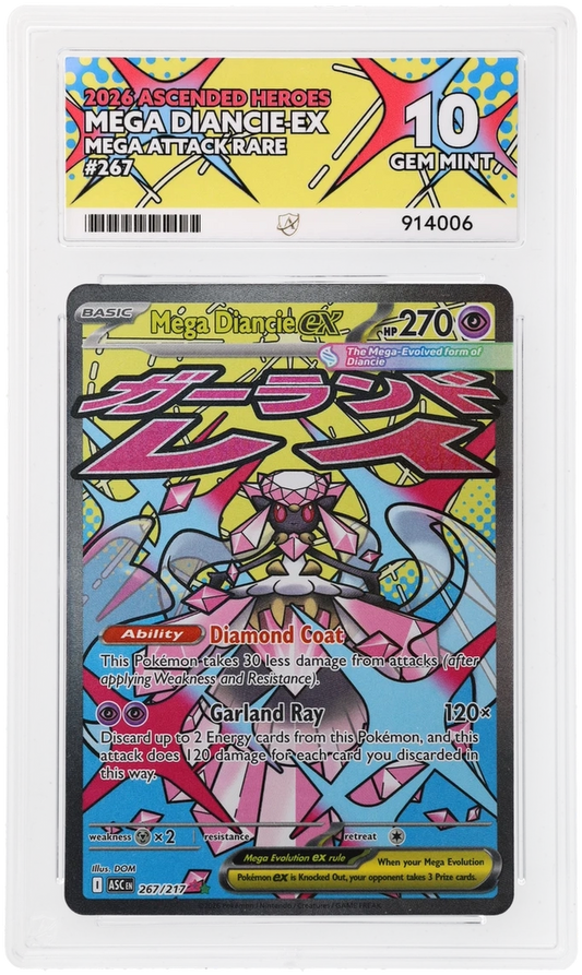 ACE 10 - Mega Diancie ex - 267/217 - Ascended Heroes - Pokemon
