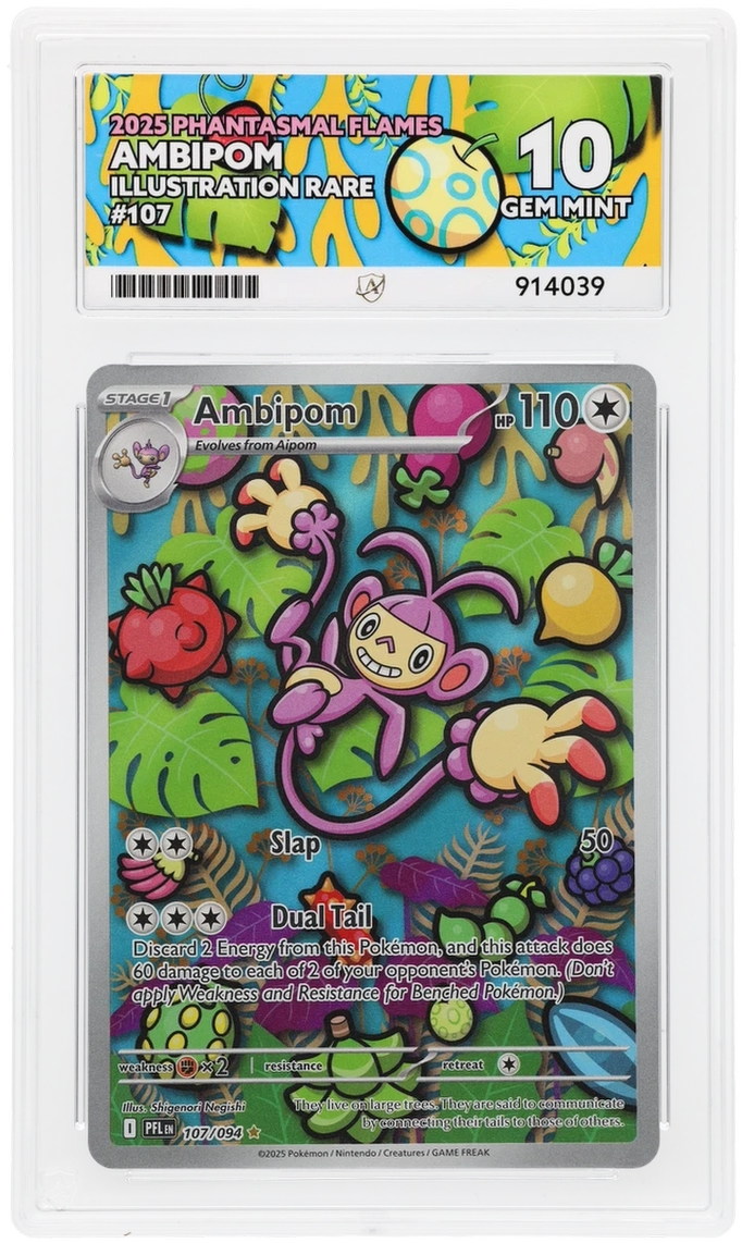 ACE 10 - Ambipom - 107/094 - Phantasmal Flames - Pokemon
