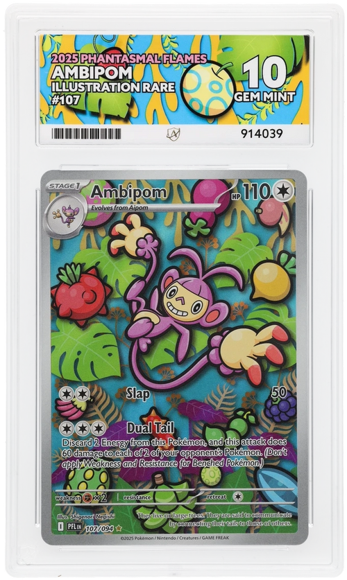 ACE 10 - Ambipom - 107/094 - Phantasmal Flames - Pokemon