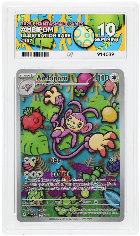 ACE 10 - Ambipom - 107/094 - Phantasmal Flames - Pokemon