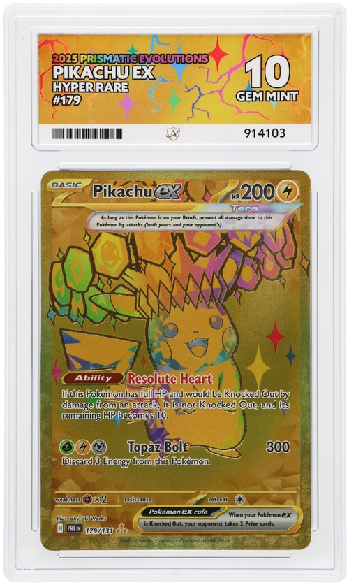 ACE 10 - Pikachu ex - 179/131 - Prismatic Evolutions - Pokemon