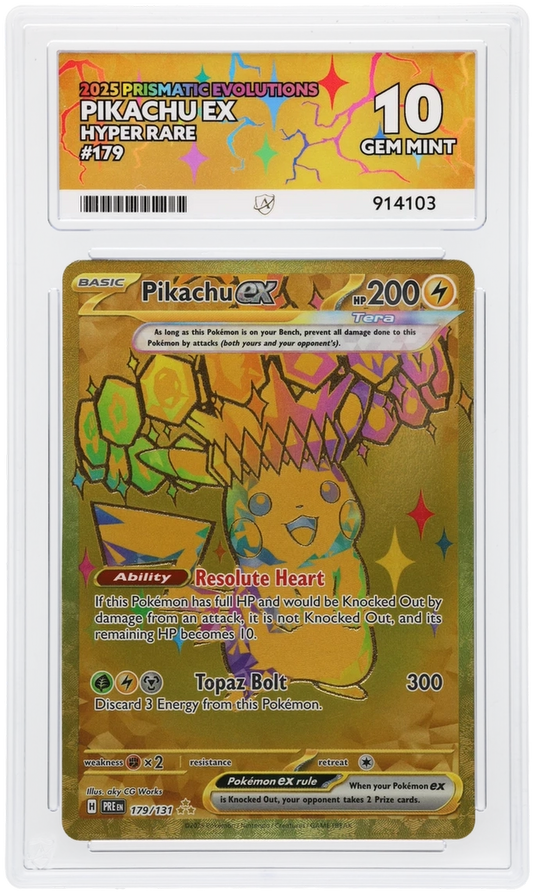 ACE 10 - Pikachu ex - 179/131 - Prismatic Evolutions - Pokemon