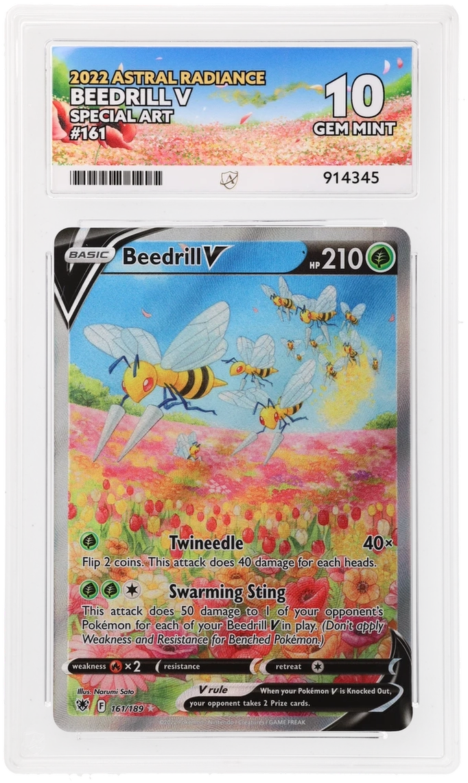 ACE 10 - Beedrill V - 161/189 - Astral Radiance - Pokemon