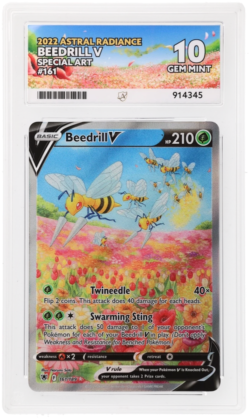 ACE 10 - Beedrill V - 161/189 - Astral Radiance - Pokemon