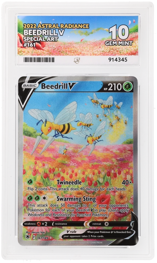 ACE 10 - Beedrill V - 161/189 - Astral Radiance - Pokemon