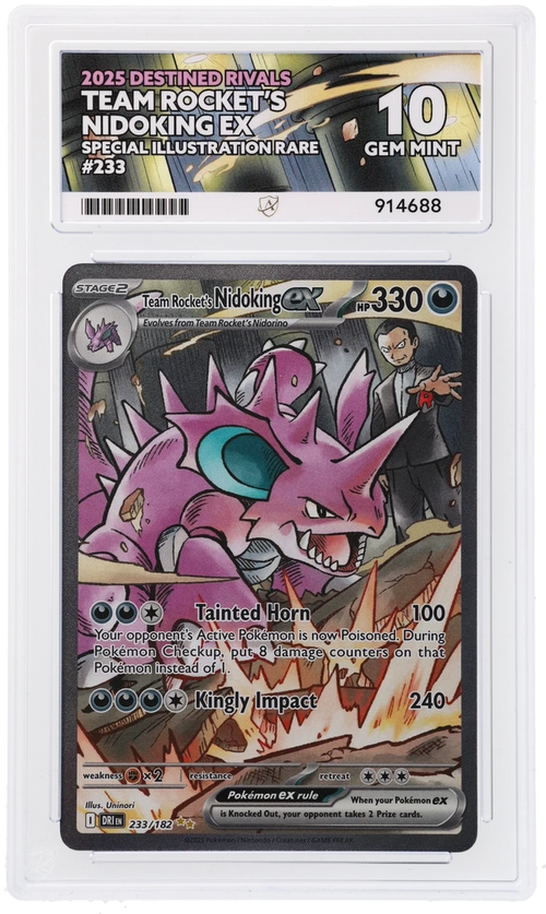 ACE 10 - Team Rocket's Nidoking ex - 233/182 - Destined Rivals - Pokemon