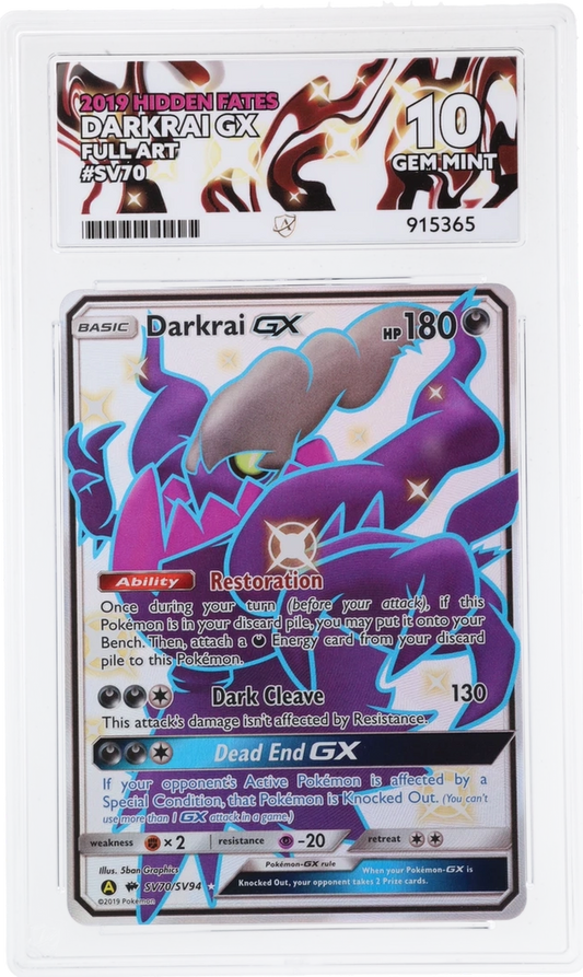 ACE 10 - Darkrai GX - SV70/SV94 - Hidden Fates - Pokemon