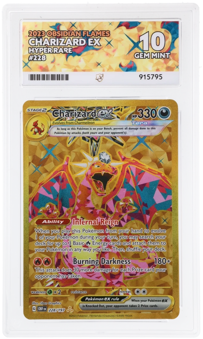 ACE 10 - Charizard ex - 228/197 - Obsidian Flames - Pokemon