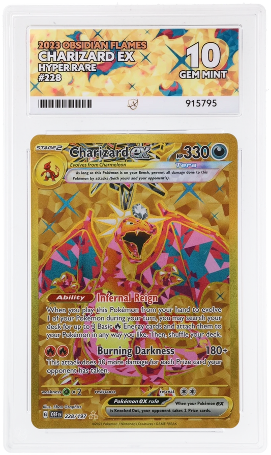 ACE 10 - Charizard ex - 228/197 - Obsidian Flames - Pokemon