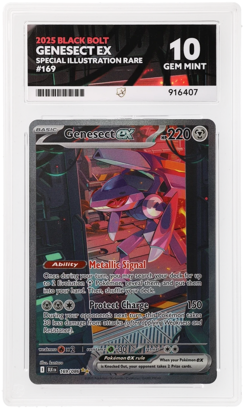 ACE 10 - Genesect ex - 169/086 - Black Bolt - Pokemon