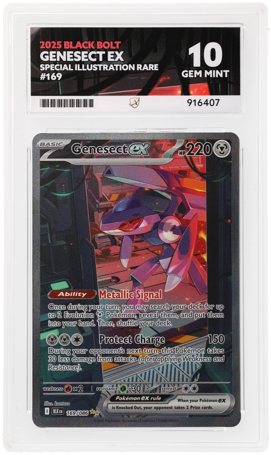 ACE 10 - Genesect ex - 169/086 - Black Bolt - Pokemon