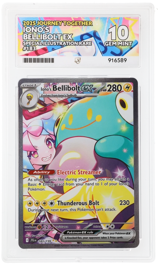 ACE 10 - Iono's Bellibolt ex - 183/159 - Journey Together - Pokemon