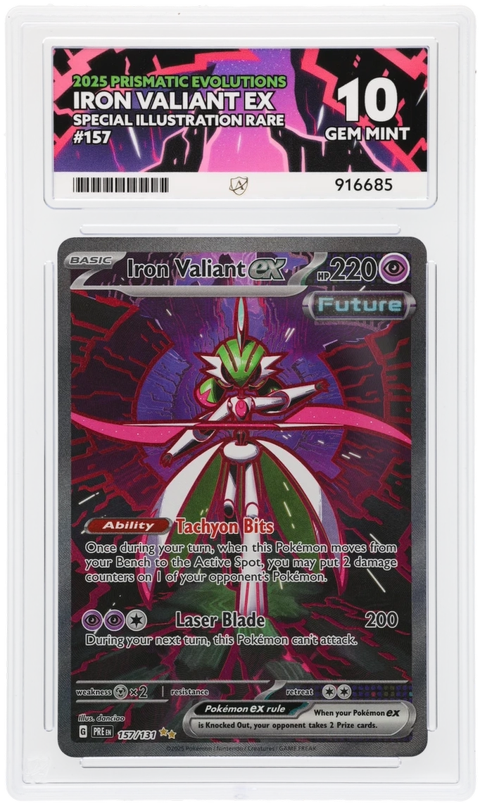 ACE 10 - Iron Valiant ex - 157/131 - Prismatic Evolutions - Pokemon