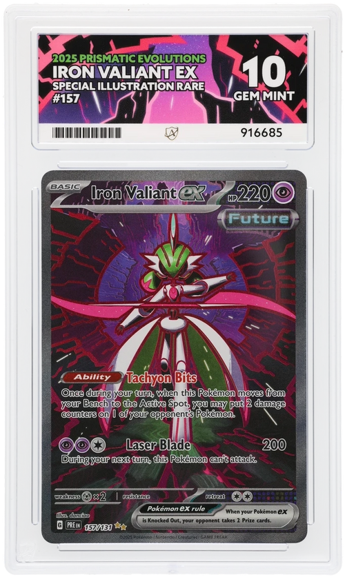 ACE 10 - Iron Valiant ex - 157/131 - Prismatic Evolutions - Pokemon