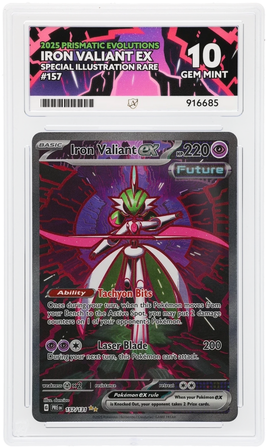 ACE 10 - Iron Valiant ex - 157/131 - Prismatic Evolutions - Pokemon