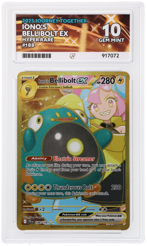 ACE 10 - Iono's Bellibolt ex - 188/159 - Journey Together - Pokemon