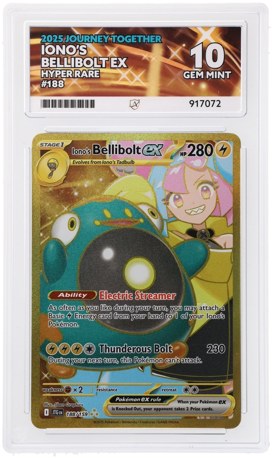 ACE 10 - Iono's Bellibolt ex - 188/159 - Journey Together - Pokemon