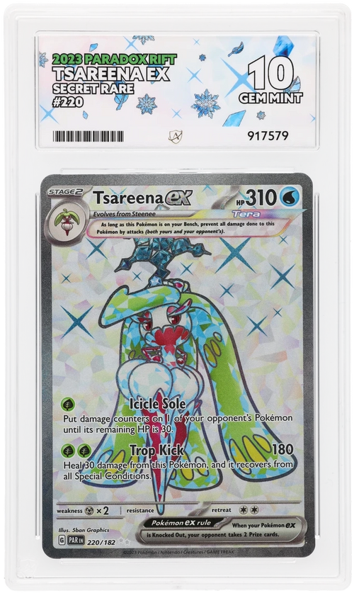 ACE 10 - Tsareena ex - 220/182 - Paradox Rift - Pokemon