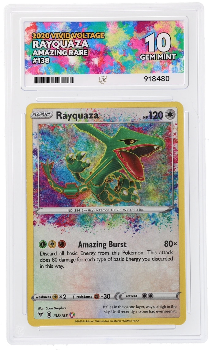 ACE 10 - Rayquaza - 138/185 - Vivid Voltage - Pokemon