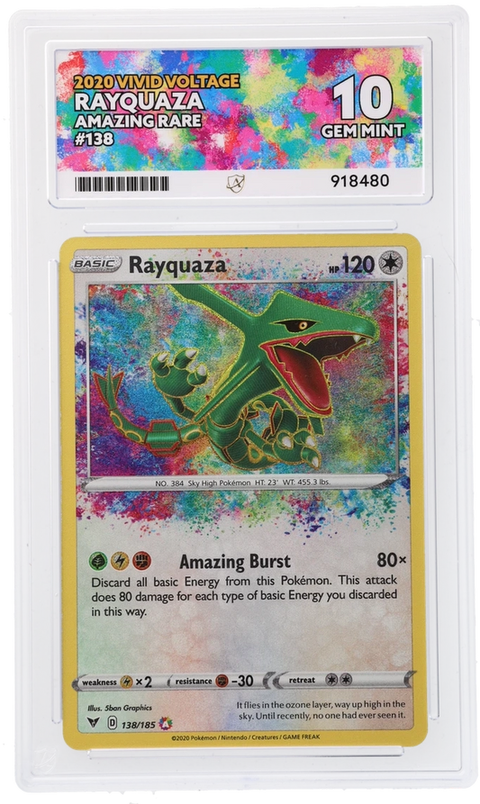 ACE 10 - Rayquaza - 138/185 - Vivid Voltage - Pokemon