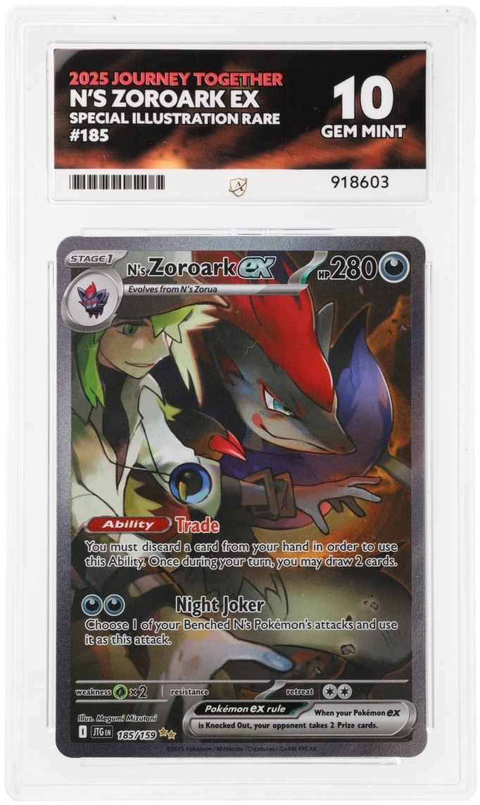 ACE 10 - N's Zoroark ex - 185/159 - Journey Together - Pokemon
