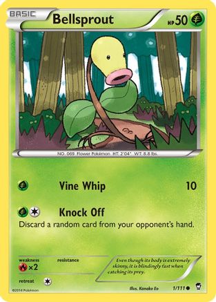 Bellsprout 1/111 - XY  Furious Fists