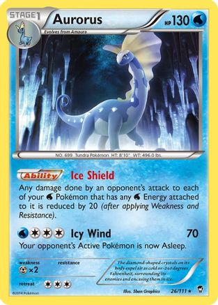 Aurorus 26/111 - XY  Furious Fists