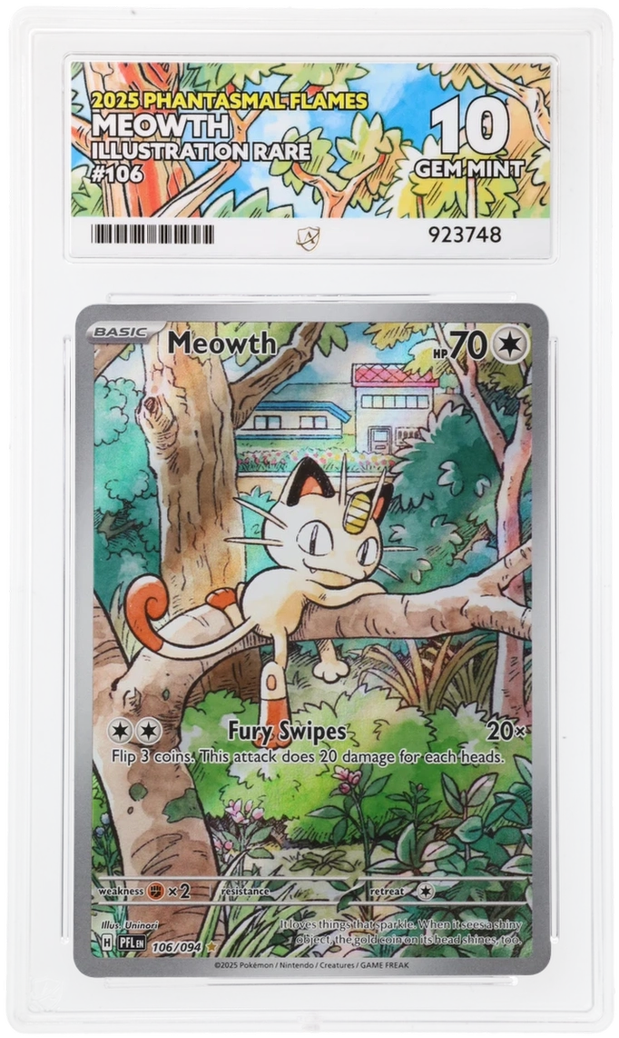 ACE 10 - Meowth - 106/094 - Phantasmal Flames - Pokemon
