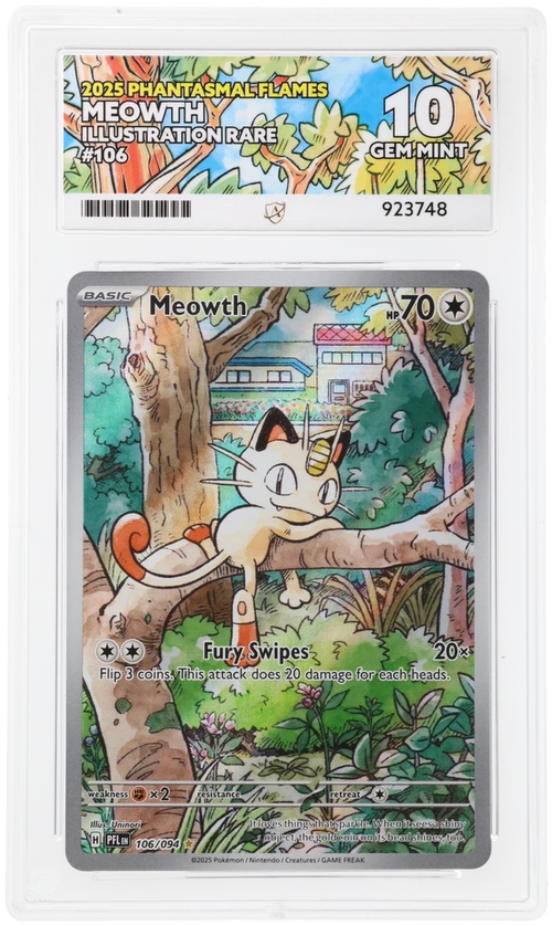 ACE 10 - Meowth - 106/094 - Phantasmal Flames - Pokemon