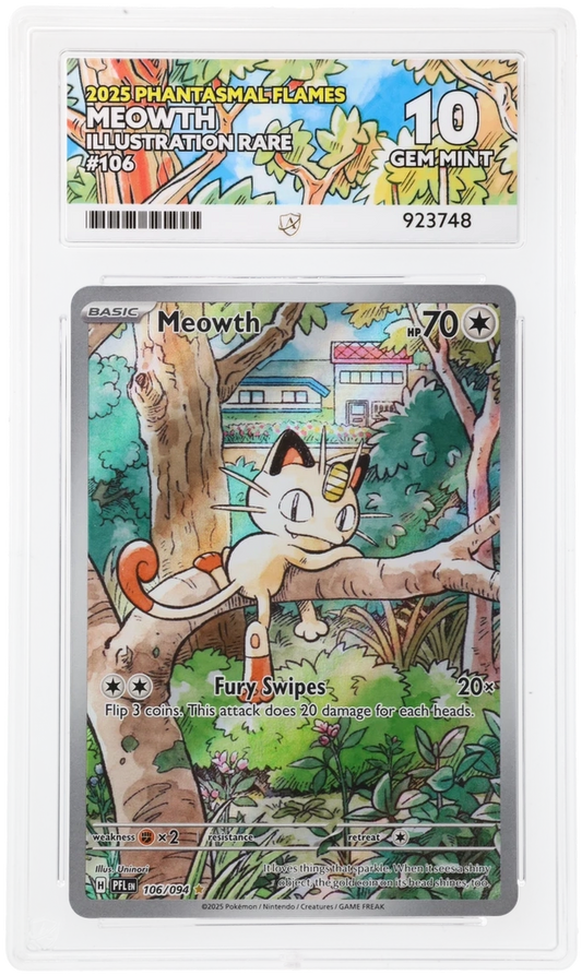 ACE 10 - Meowth - 106/094 - Phantasmal Flames - Pokemon