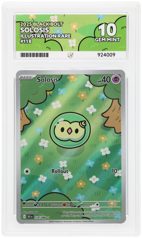 ACE 10 - Solosis - 118/086 - Black Bolt - Pokemon