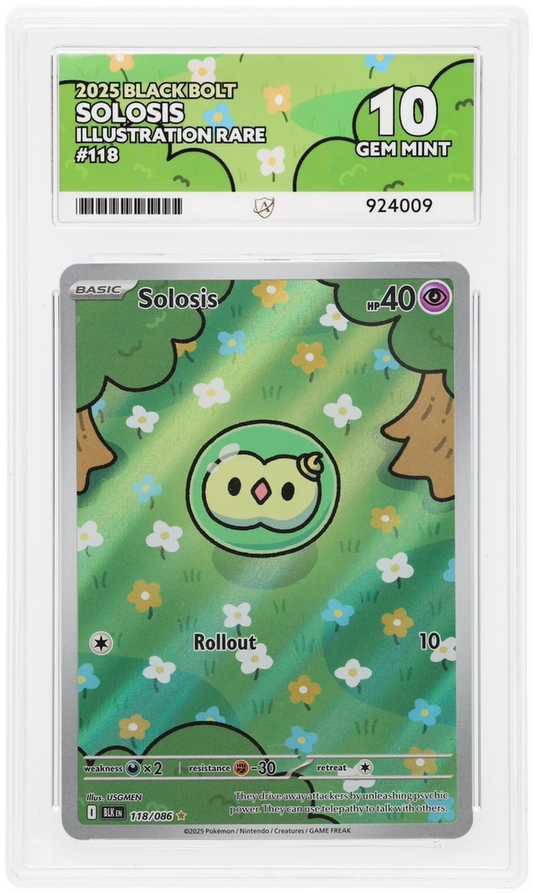 ACE 10 - Solosis - 118/086 - Black Bolt - Pokemon