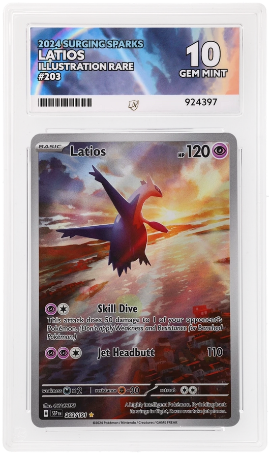 ACE 10 - Latios - 203/191 - Surging Sparks - Pokemon