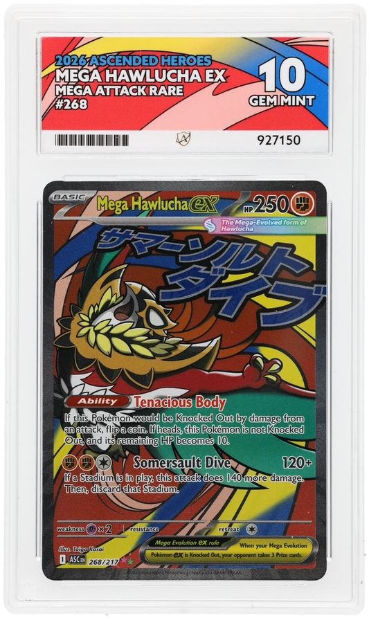 ACE 10 - Mega Hawlucha ex - 268/217 - Ascended Heroes - Pokemon