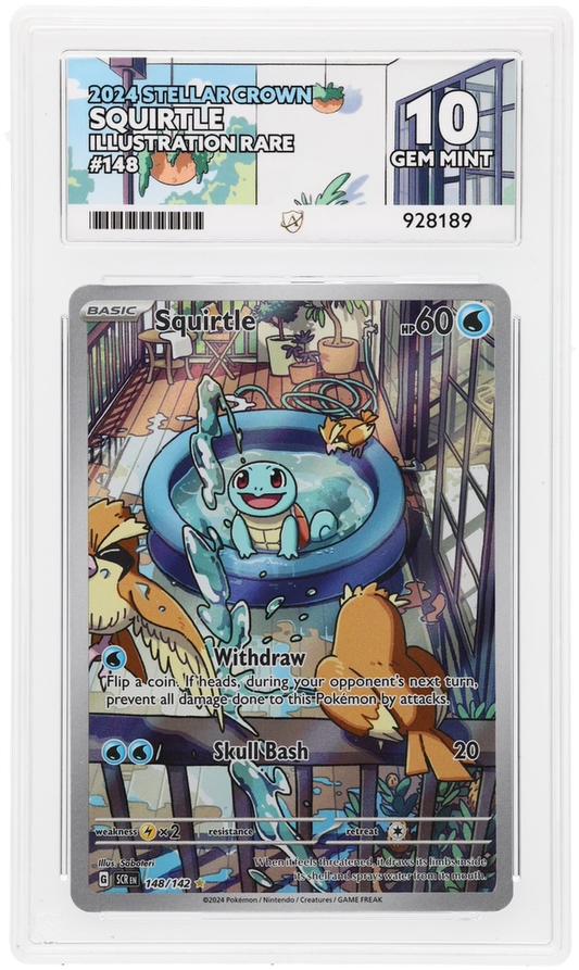 ACE 10 - Squirtle - 148/142 - Stellar Crown - Pokemon