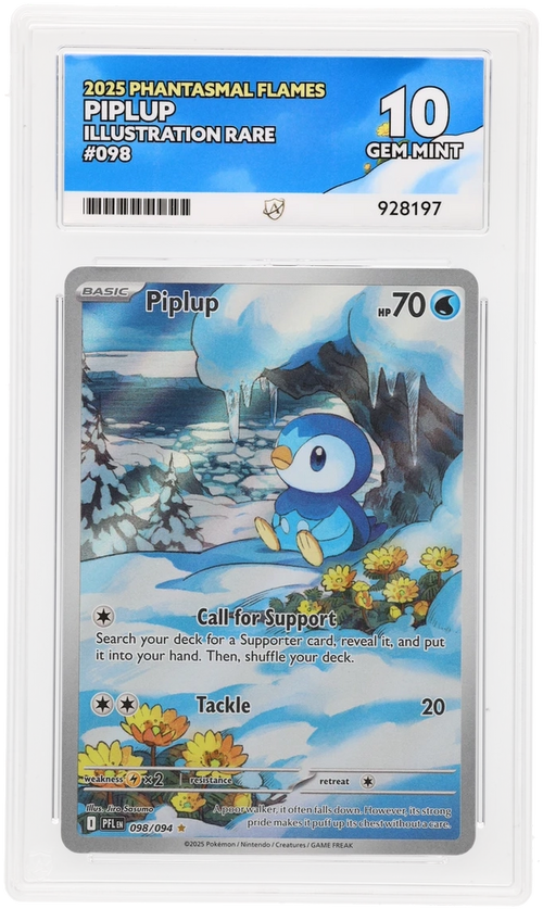 ACE 10 - Piplup - 098/094 - Phantasmal Flames - Pokemon