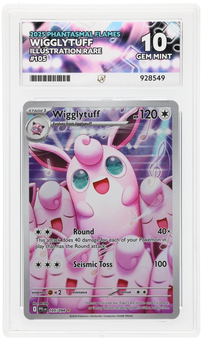 ACE 10 - Wigglytuff - 105/094 - Phantasmal Flames - Pokemon