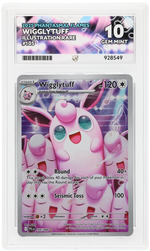 ACE 10 - Wigglytuff - 105/094 - Phantasmal Flames - Pokemon