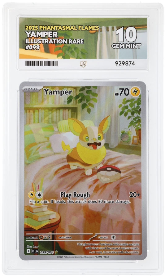 ACE 10 - Yamper - 099/094 - Phantasmal Flames - Pokemon