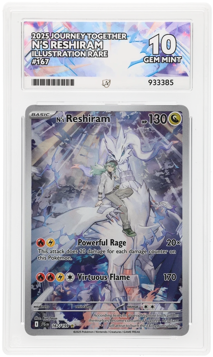 ACE 10 - N's Reshiram - 167/159 - Journey Together - Pokemon