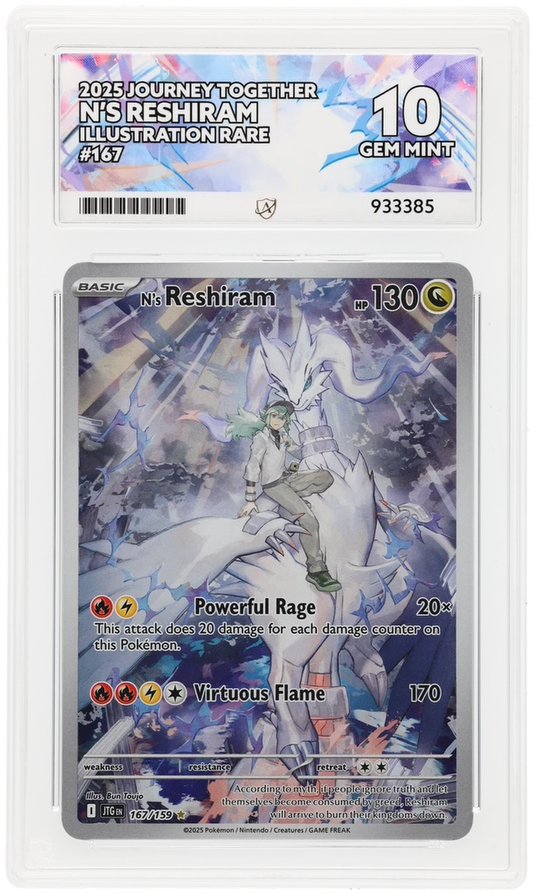 ACE 10 - N's Reshiram - 167/159 - Journey Together - Pokemon