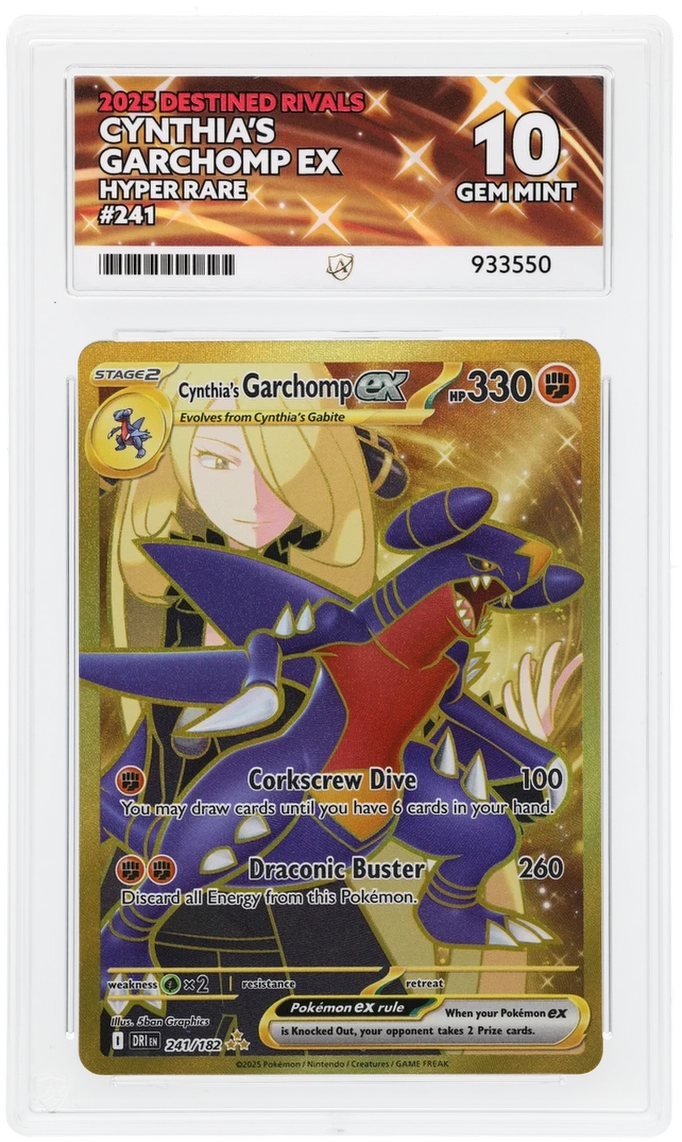 ACE 10 - Cynthia's Garchomp ex - 241/182 - Destined Rivals - Pokemon
