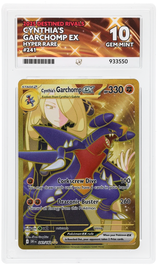 ACE 10 - Cynthia's Garchomp ex - 241/182 - Destined Rivals - Pokemon