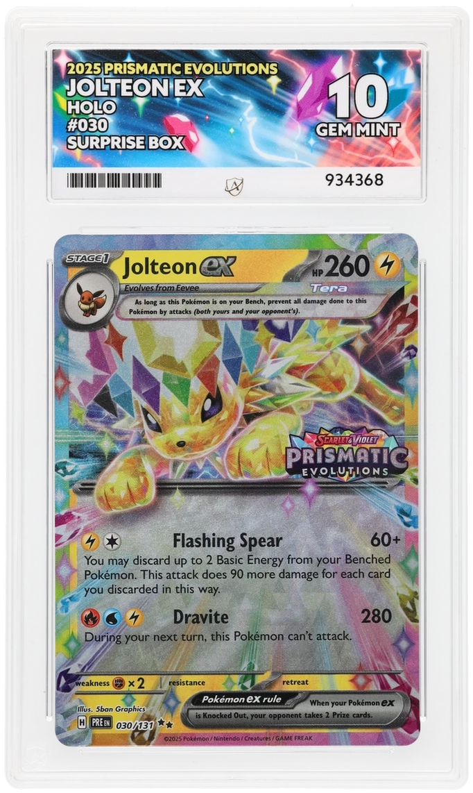 ACE 10 - Jolteon ex - 030/131 - Prismatic Evolutions - Surprise Box - Pokemon