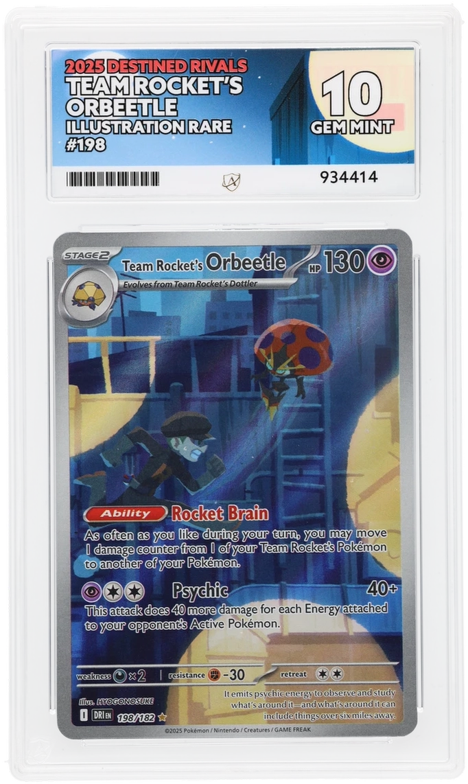 ACE 10 - Team Rocket's Orbeetle - 198/182 - Destined Rivals - Pokemon